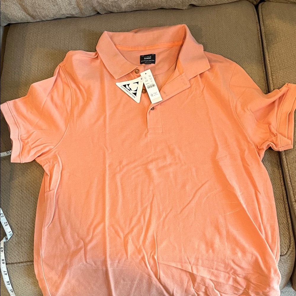 J. Crew Peach Polo Shirt